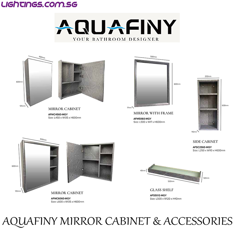 AQUAFINY MIRROR CABINET _ ACCESSORIES